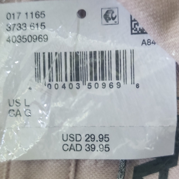 American Eagle Outfitters Pink Training Polo Moisture Wick Antimicrobial LARGE - Picture 4 of 6